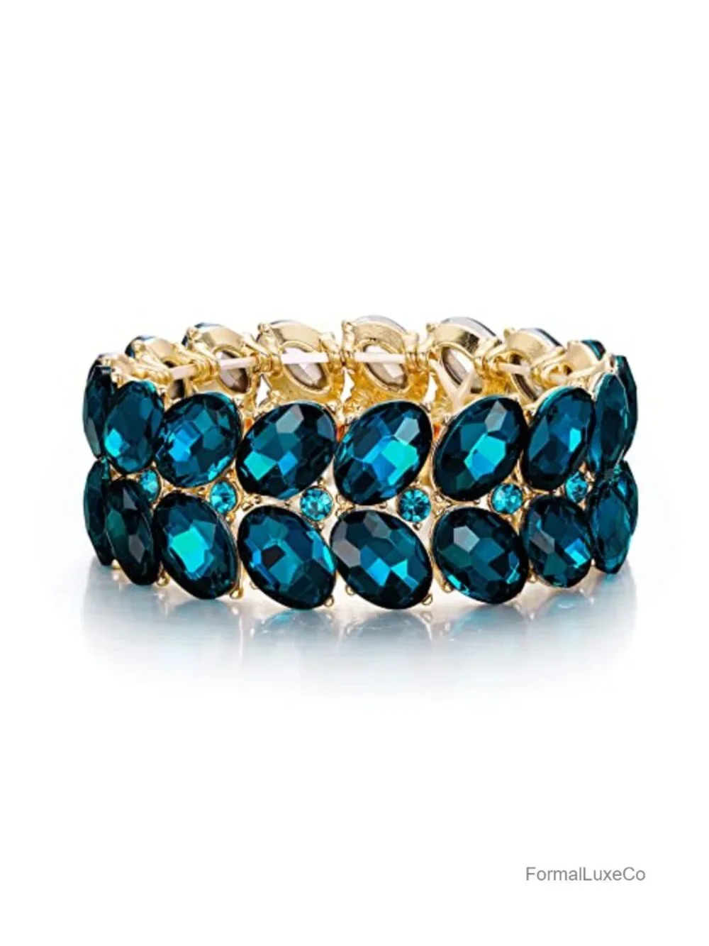 Austrian Crystal Stretch Bangle Bracelet Wedding Bridesmaid Gift